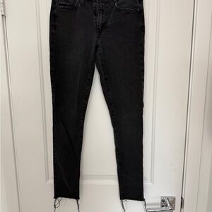 Joe's Jeans Black Ankle Cropped Denim